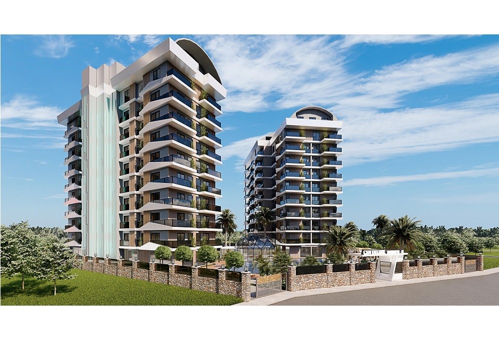 Project in the center of Alanya with view apartments, рис. 3