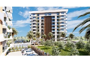 Project in the center of Alanya with view apartments, прев. 11