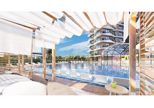 Project in the center of Alanya with view apartments, прев. 5