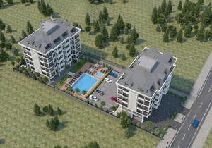 Project of a modern residential complex in Kargicak, прев. 22