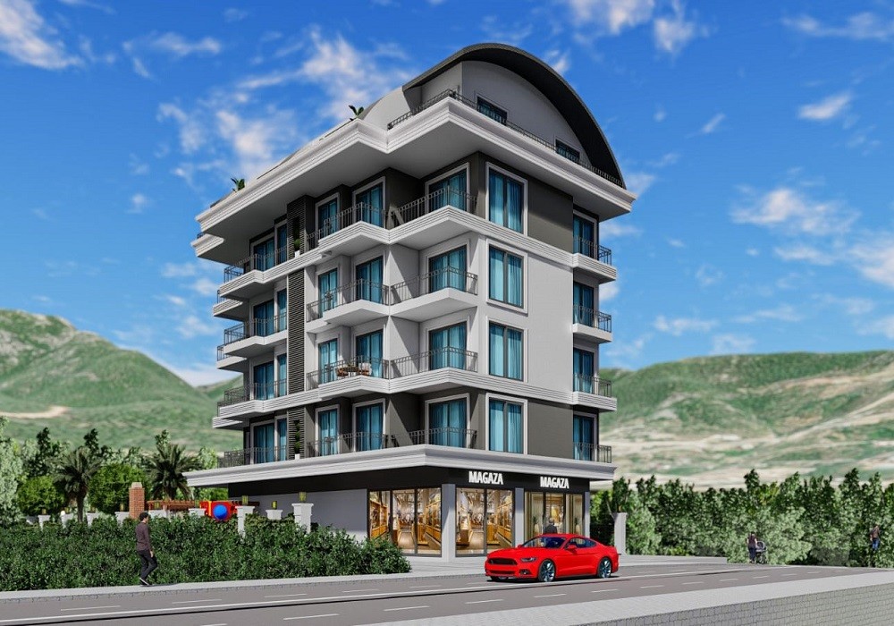 New project of a residential complex in Alanya, Oba district, рис. 1