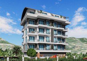 New project of a residential complex in Alanya, Oba district, прев. 0