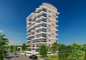 New residential complex project in Mahmutlar area, прев. 1