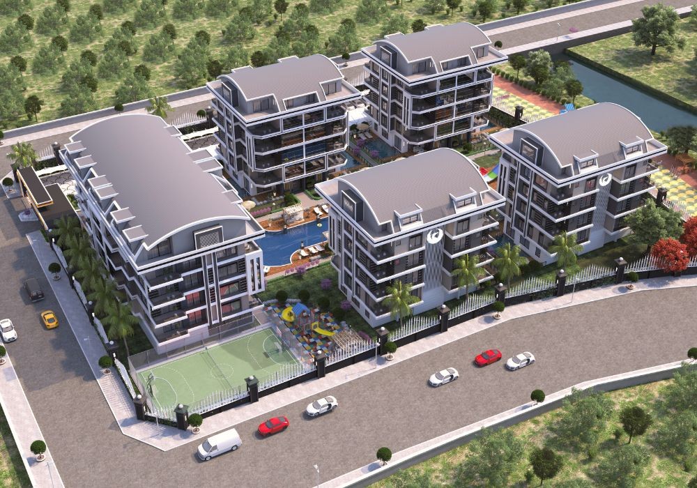 The project of a low-rise residential complex with a developed infrastructure, рис. 0
