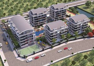 The project of a low-rise residential complex with a developed infrastructure, прев. 0