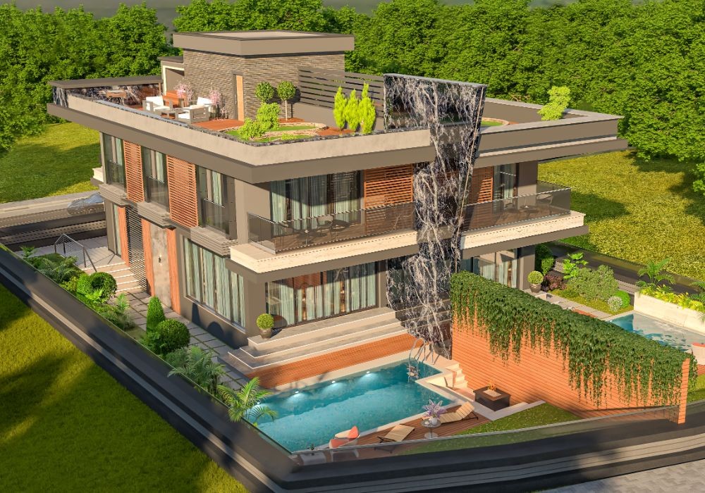 Investment project of a luxury private villa, рис. 1