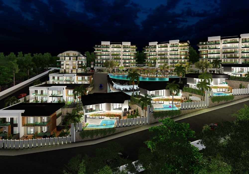 Luxurious project of four residential blocks and a complex of villas, рис. 53