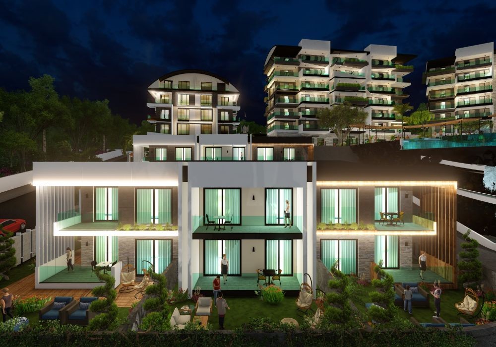 Luxurious project of four residential blocks and a complex of villas, рис. 10