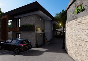 Luxurious project of four residential blocks and a complex of villas, прев. 44