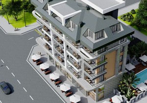 The project of a modern residential complex in the Kargicak area, прев. 10