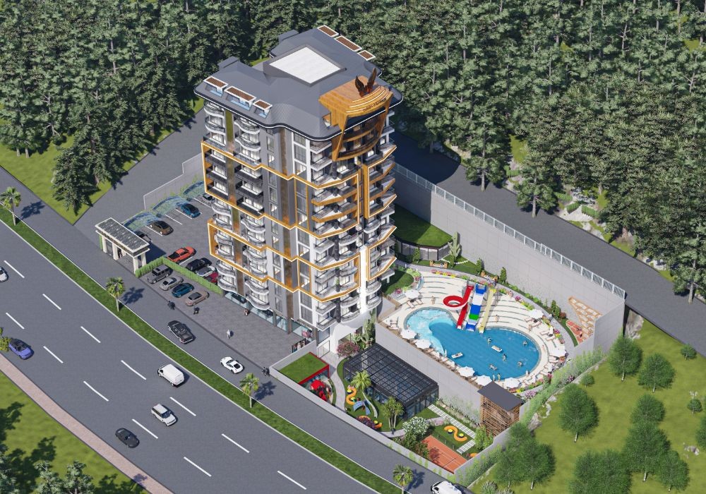 New investment project of a residential complex in Mahmutlar, рис. 2