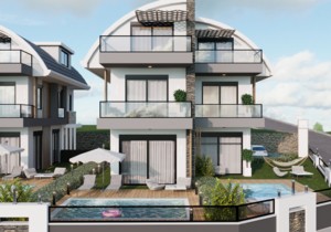 The project of a cottage complex in Alanya Avsallar district, прев. 0