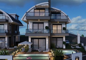 The project of a cottage complex in Alanya Avsallar district, прев. 36