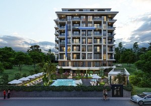 Investment project of a residential complex in Avsallar, прев. 1