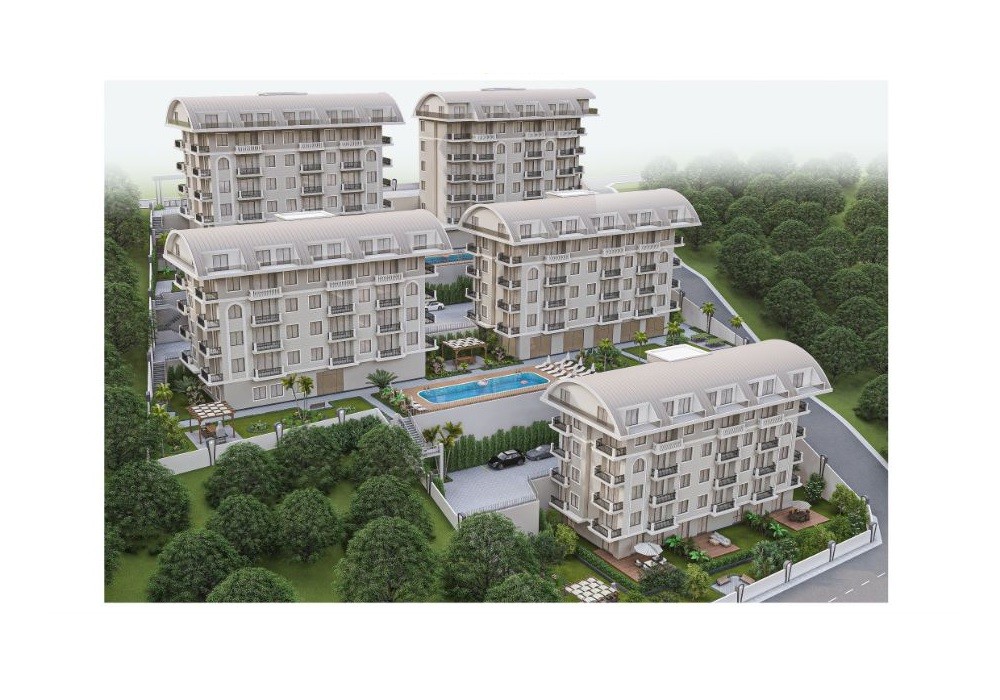 The project of a residential complex with a large private area, рис. 1