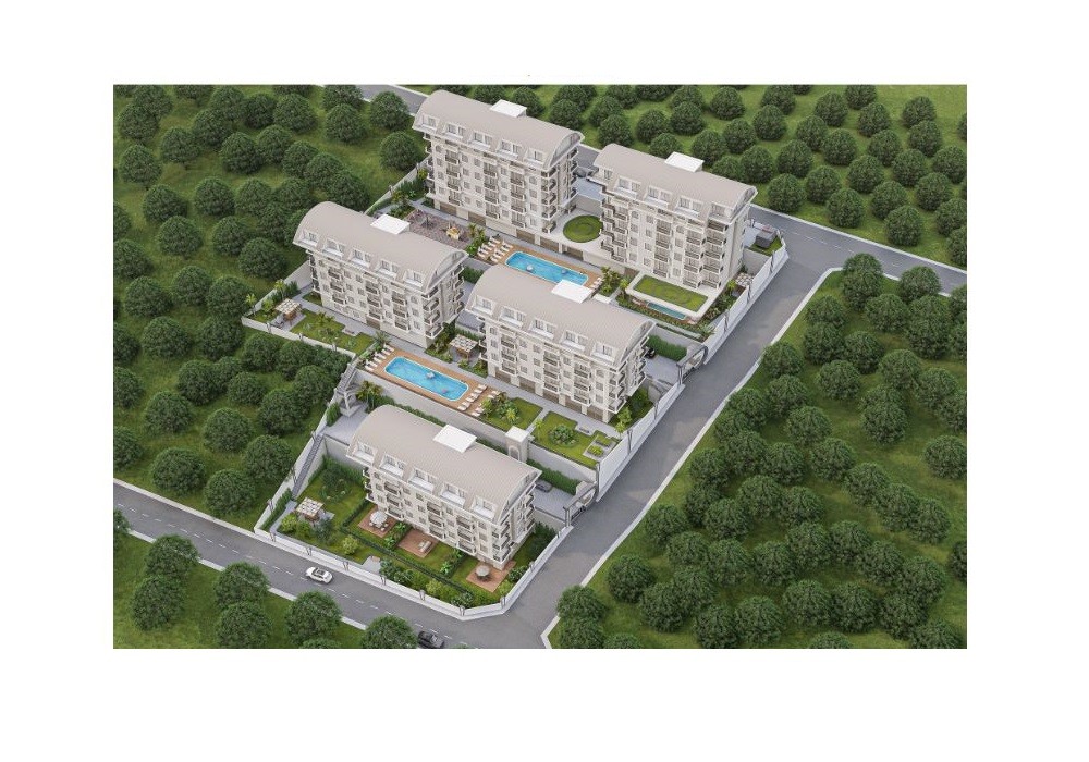 The project of a residential complex with a large private area, рис. 2