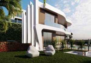 New project of villas in modern style, прев. 30