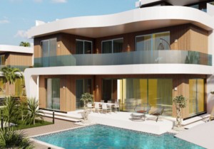 New project of villas in modern style, прев. 34