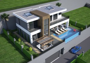 Luxury villa project in a great location, прев. 1