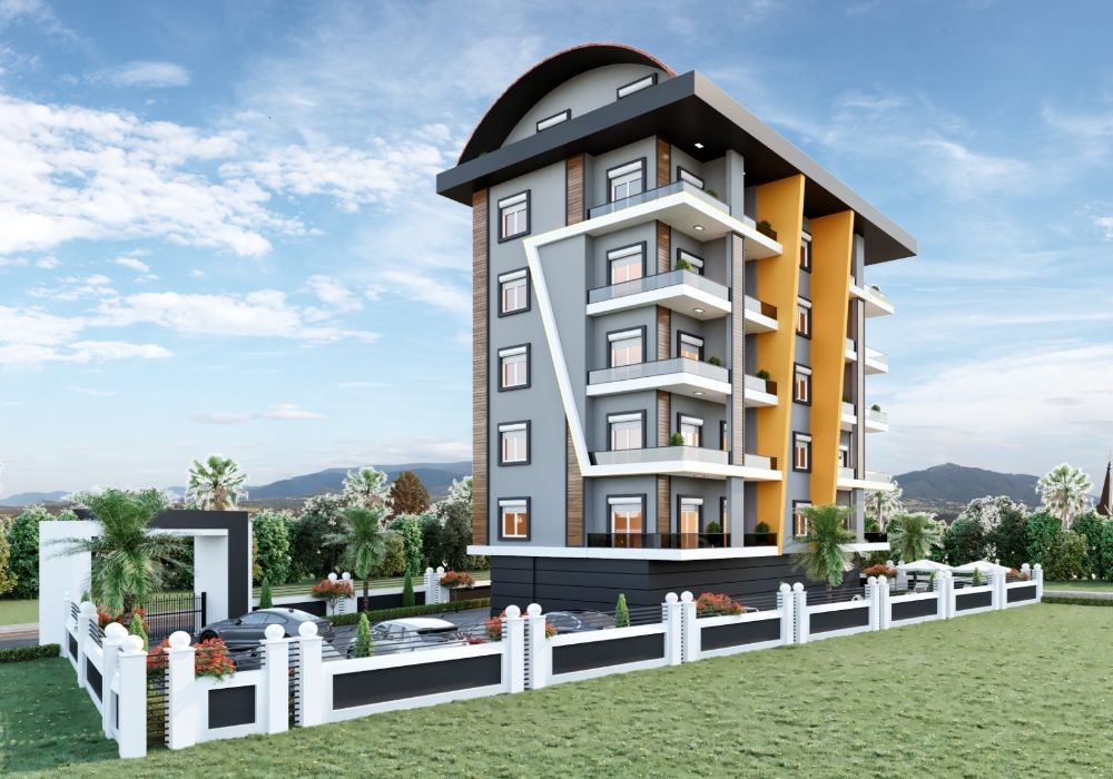 Проект нового жилого комплекса с видом на горы в районе Авсаллар, рис. 7
