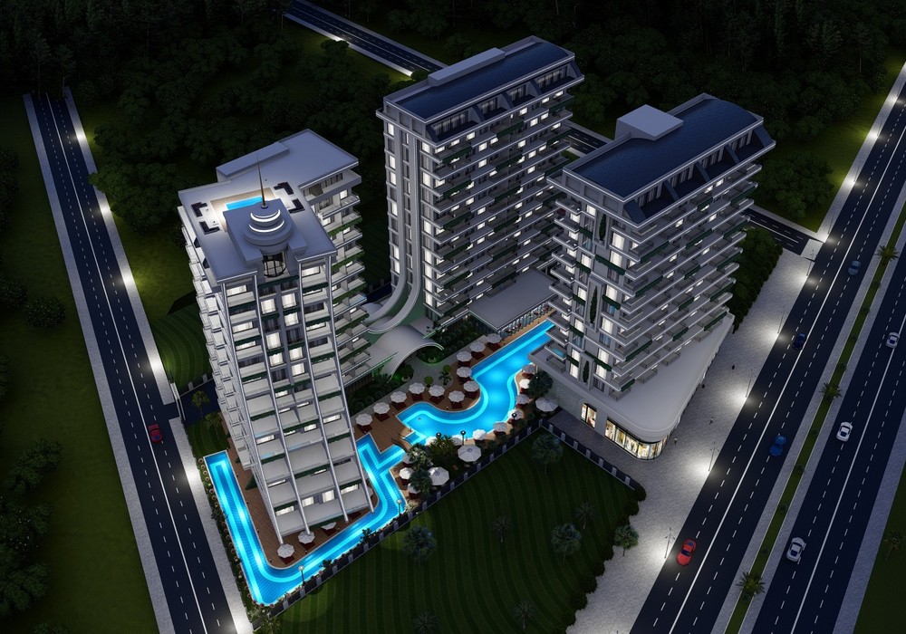 Новый жилой комплекс с инфраструктурой в развитом районе  Махмутлар, рис. 3