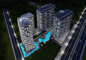 Новый жилой комплекс с инфраструктурой в развитом районе  Махмутлар, прев. 3