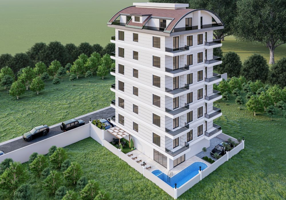 Отличные апартаменты в новом комплексе в районе Махмутлар , рис. 0