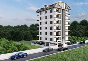 Отличные апартаменты в новом комплексе в районе Махмутлар , прев. 1