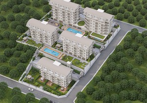 Стартовало строительство нового жилого комплекса в районе Конаклы, прев. 6