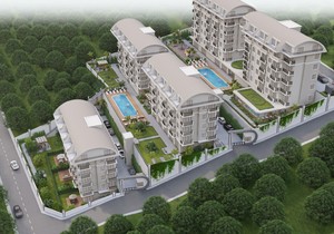 Стартовало строительство нового жилого комплекса в районе Конаклы, прев. 7