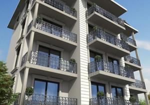 Новый проект жилого комплекса с видом на море в районе Кестель, прев. 9
