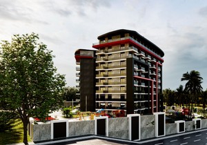 Проект жилого комплекса с отельной инфраструктурой в Газипаша, прев. 0